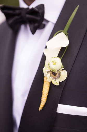 Boutonniere by the Crimson Petal St. Louis | Events Luxe Weddings