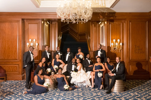 Bridal Party at The Ritz Carlton St. Louis | Events Luxe Weddings
