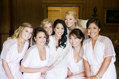 Bridesmaids getting ready in St. Louis, a wedding by Events Luxe