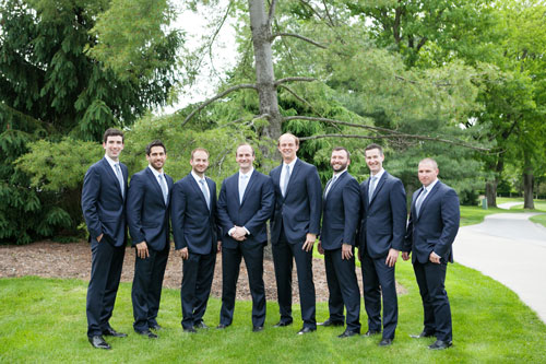 Groomsmen picture at Old Warson Country Club | St. Louis Weddings by Events Luxe