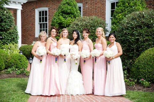 Bridesmaids picture at Old Warson Country Club | St. Louis Weddings by Events Luxe