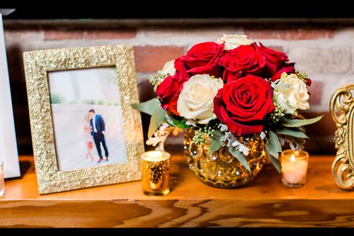 welcome table at Caramel Room | Events Luxe Wedding