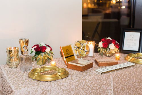 welcome table at Caramel Room | Events Luxe Wedding