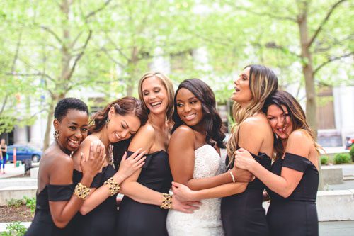 Bridal Party at Caramel Room | Events Luxe Weddings