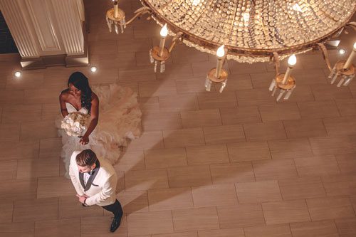 Bride & Groom at Caramel Room | Events Luxe Weddings